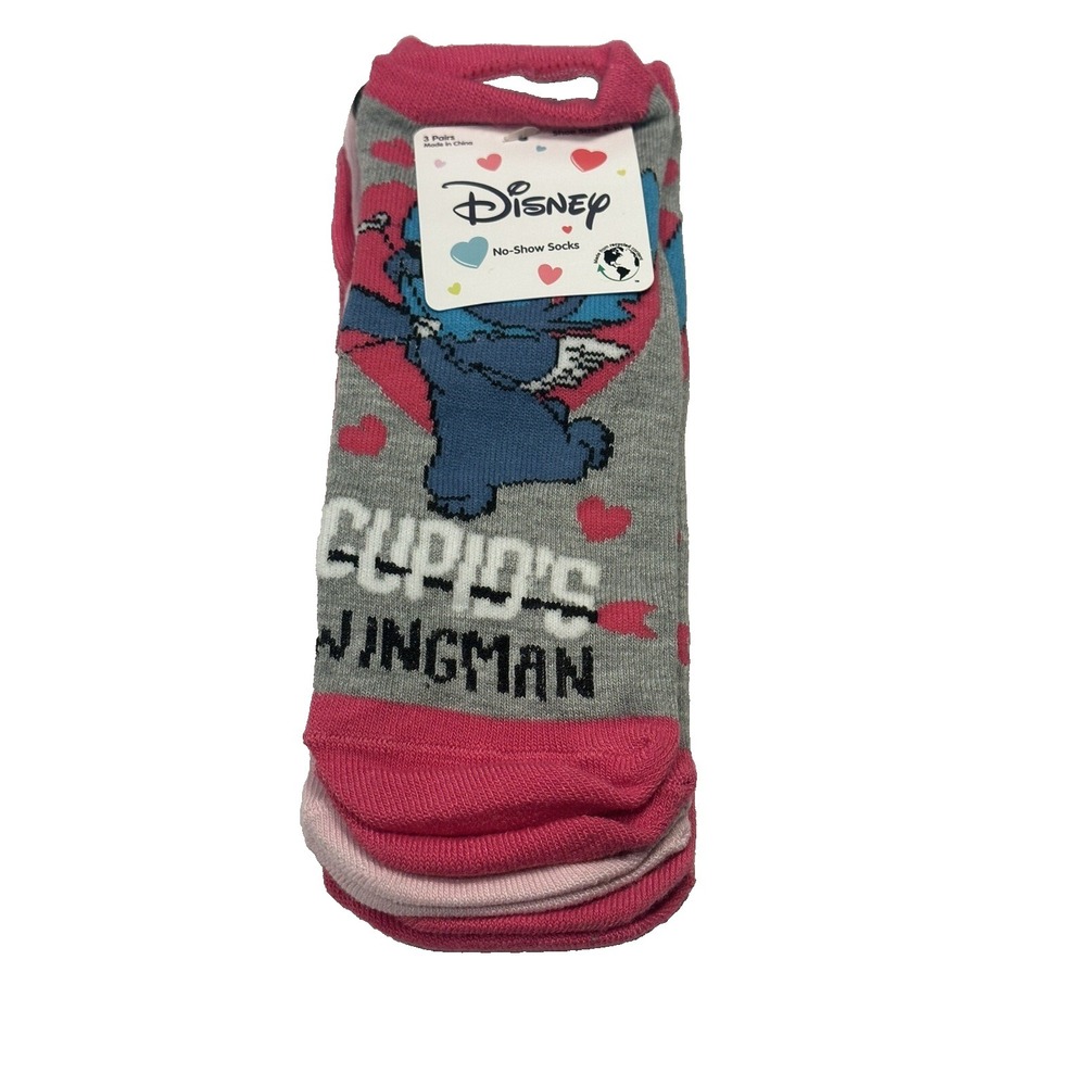 disney 3 pairs womens low cut ankleā socks shoe size 4-10